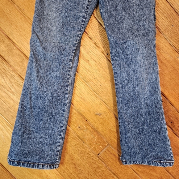 T'oui big button blue jean capris size 7 - Picture 4 of 7